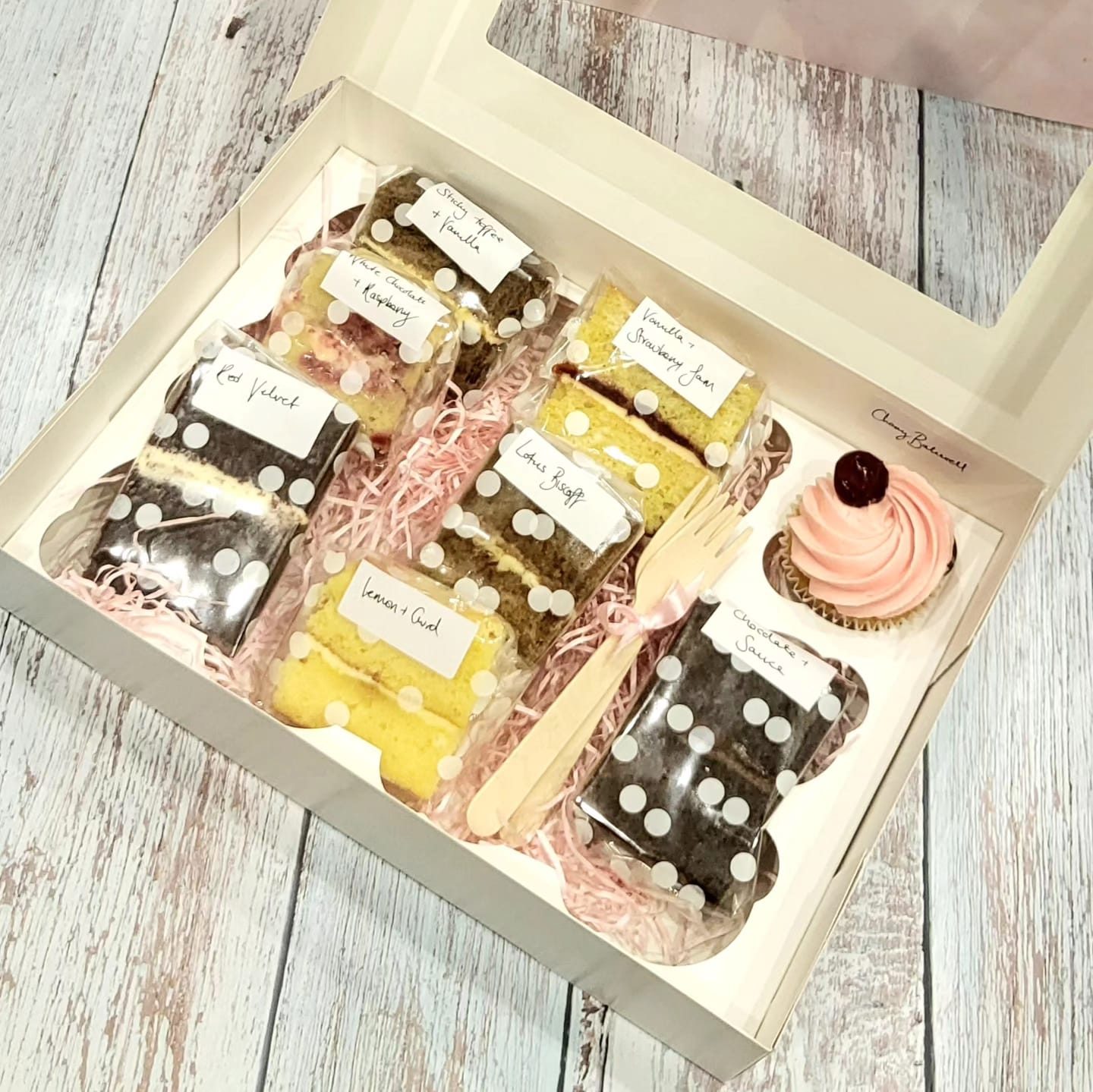 Wedding Cake Taster Box Hattie's Cake Place